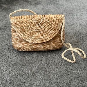 H&M woven crossbody bag